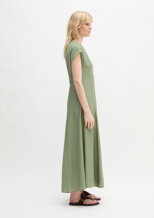 Crinkle dress regular — Fresh Sage