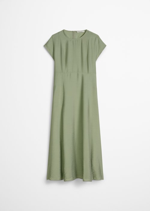 Crinkle dress regular — Fresh Sage