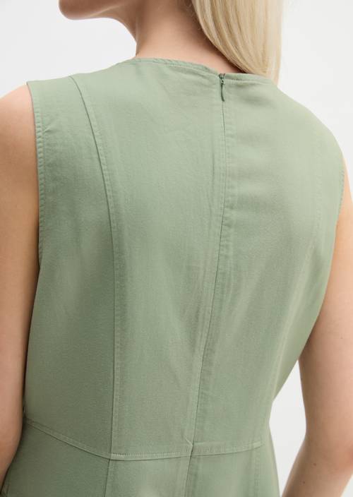 Sleeveless dress regular Fresh Sage in detail view