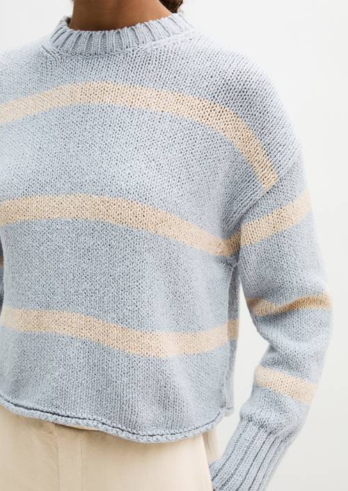 Pull oversize Light Blue en vue détaillée