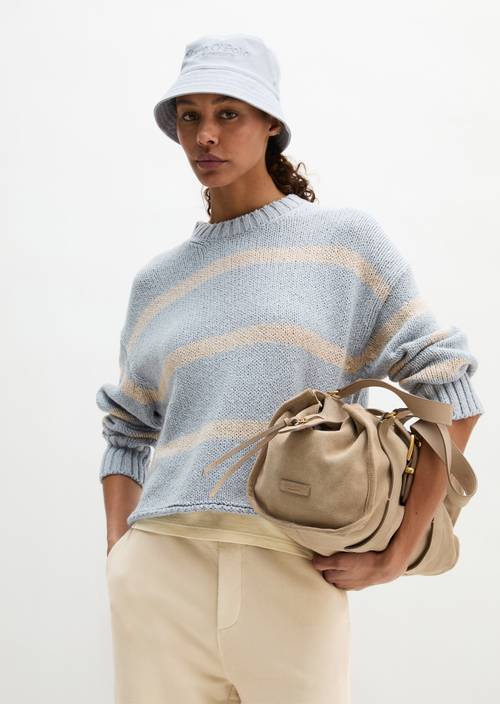 Pull oversize Light Blue en vue de face