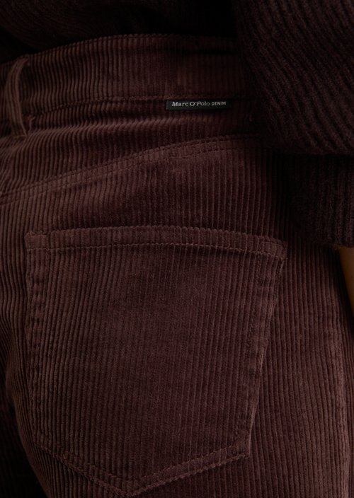 Tomma Wide Cord Pants — Espresso Brown