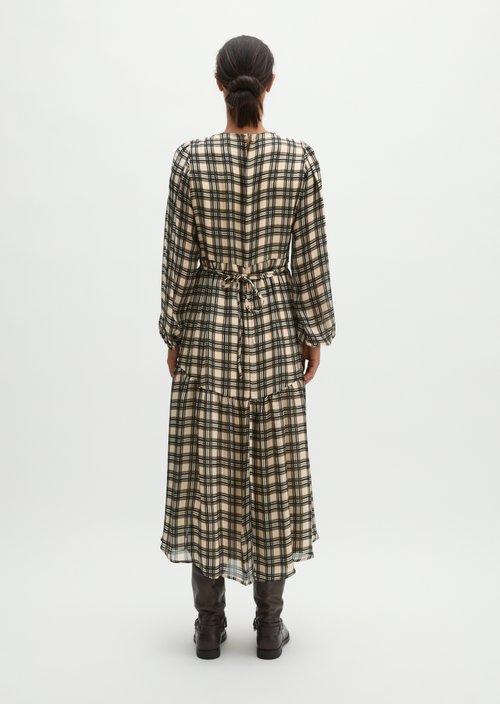 Printed Dress, Regular Fit — Offwhite