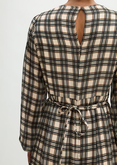 Printed Dress, Regular Fit — Offwhite