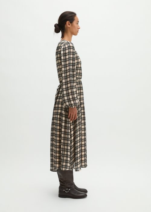 Printed Dress, Regular Fit — Offwhite