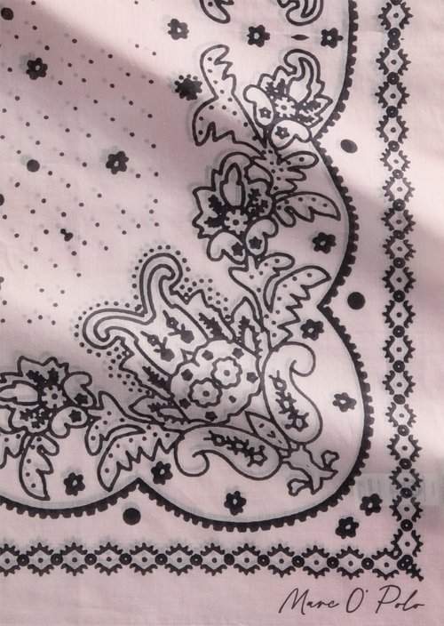Bedruckter Schal — Light Pink