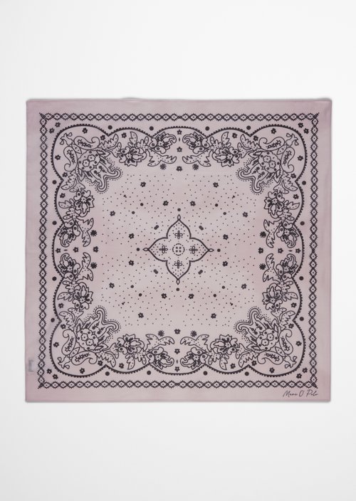 Bedruckter Schal — Light Pink
