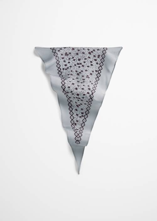 Foulard triangle Medium Blue en vue de face