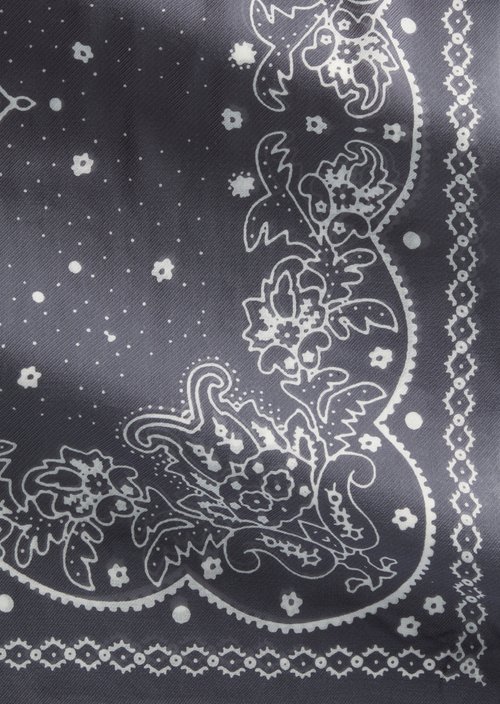 Schal mit Allover-Print — Dark Grey