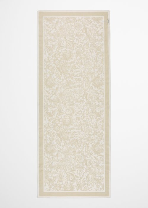 Leinenschal — Light Beige