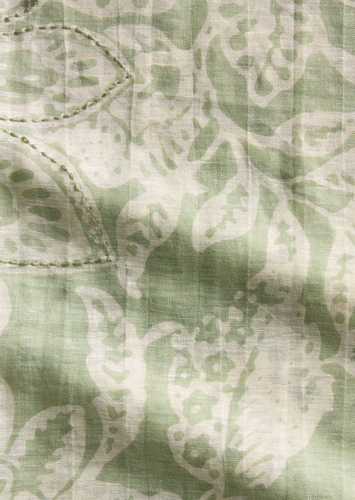 Bedruckter Schal — Medium Green