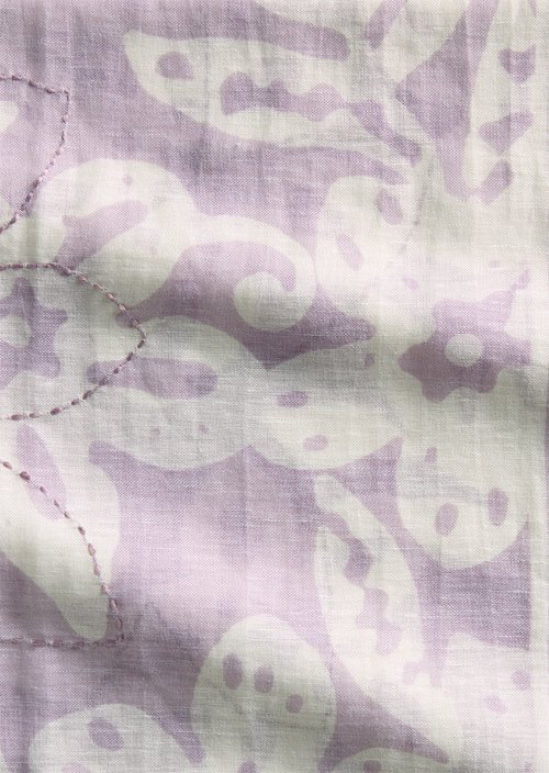 Bedruckter Schal — Medium Pink