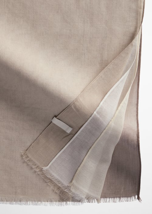 Double-Layer-Schal — Medium Beige