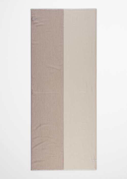 Double-Layer-Schal — Medium Beige