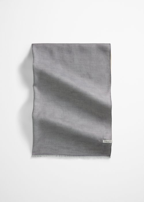 Double-Layer-Schal — Medium Blue