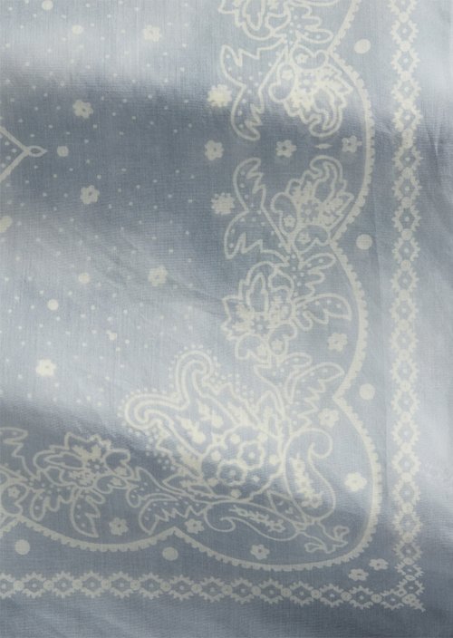 Bedrucktes Tuch — Medium Blue