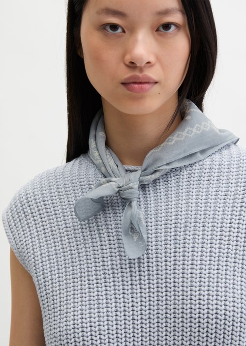 Bedrucktes Tuch — Medium Blue