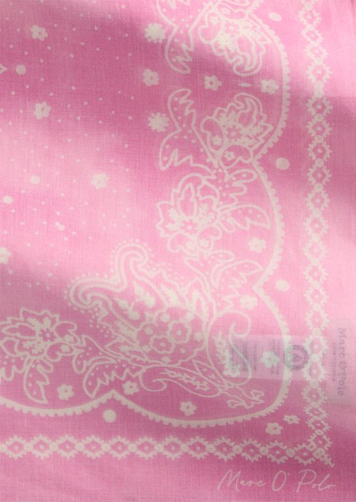 Bedrucktes Tuch — Medium Pink
