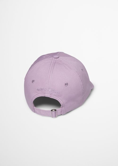 Logo cap — Dusty Lavender (alternate view)