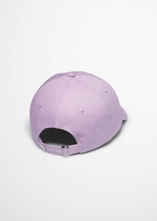 Cap made from pure cotton twill - violet | Headwear | MARC O’POLO