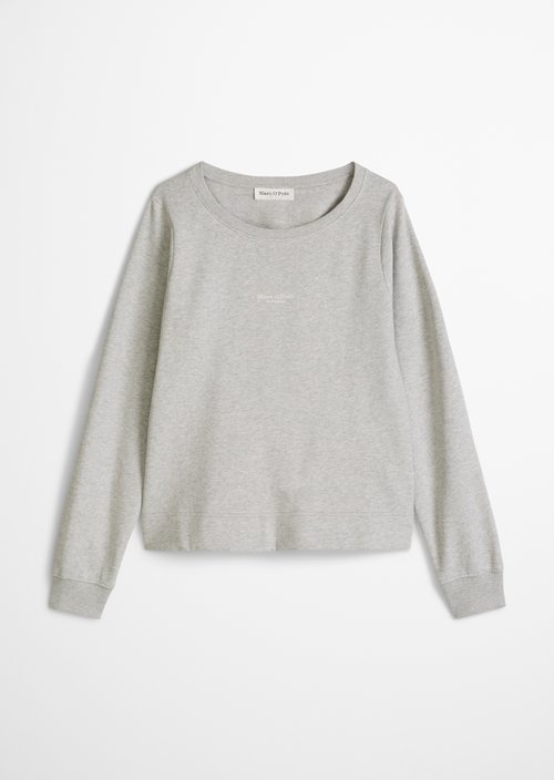 DfC sweatshirt relaxed garment-dyed — Pure Grey Melange