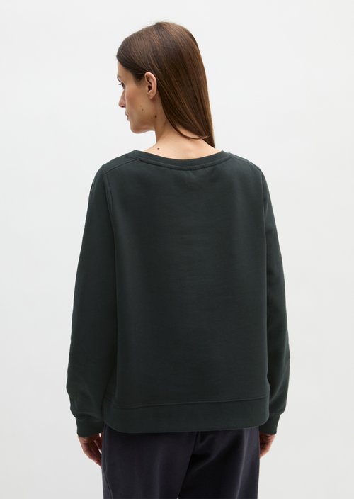 DfC sweatshirt relaxed garment-dyed — Deep Night Blue