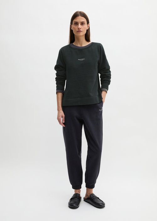 DfC sweatshirt relaxed garment-dyed — Deep Night Blue