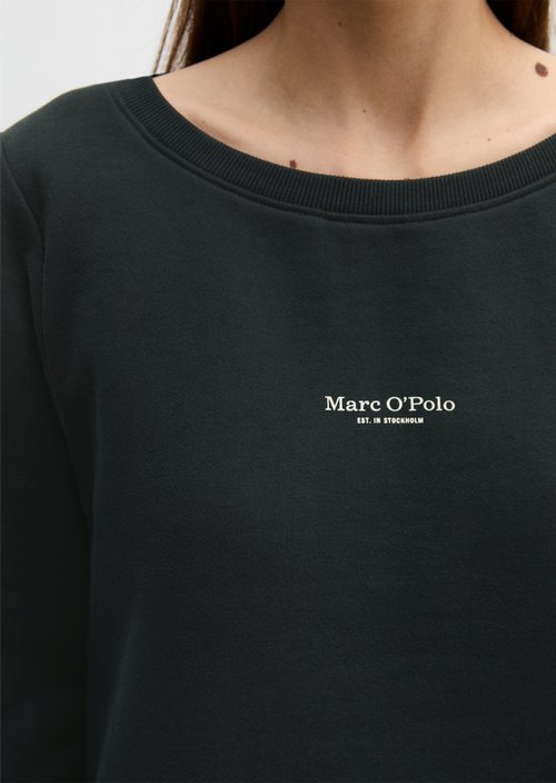 DfC sweatshirt relaxed garment-dyed — Deep Night Blue