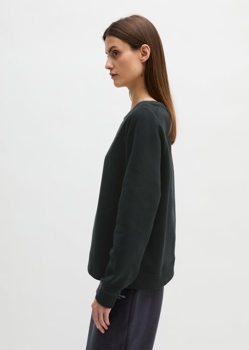 DfC sweatshirt relaxed garment-dyed — Deep Night Blue