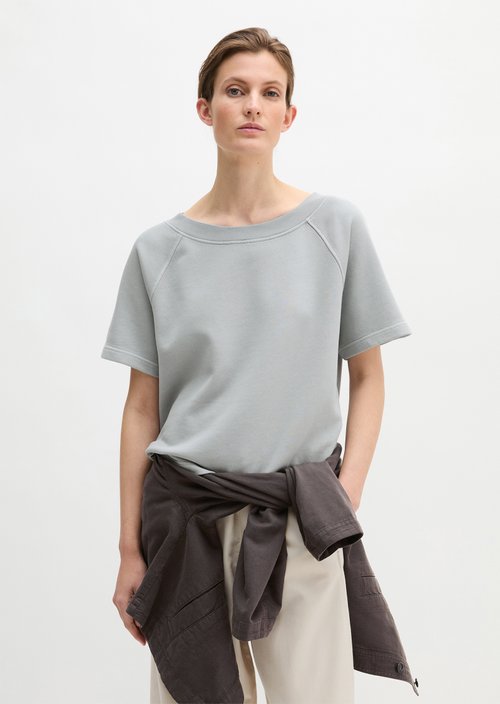Short sleeve sweatshirt loose — Grey Horizon