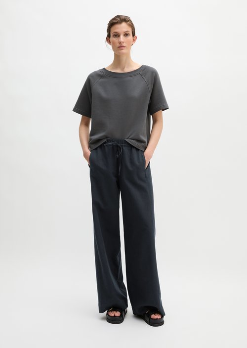 Short sleeve sweatshirt loose — Stormy Sky