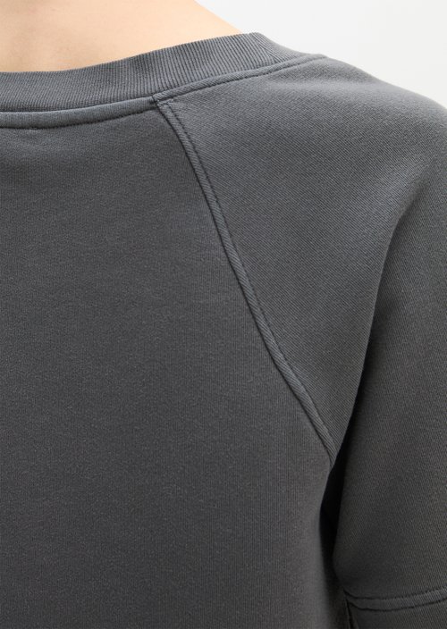 Short sleeve sweatshirt loose — Stormy Sky
