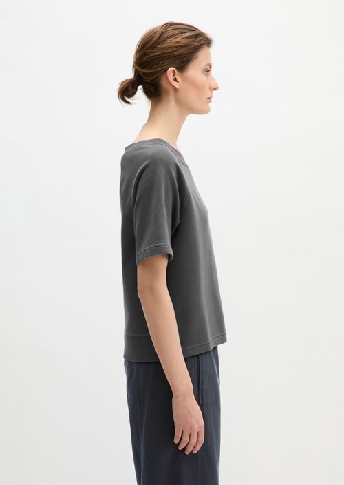 Short sleeve sweatshirt loose — Stormy Sky