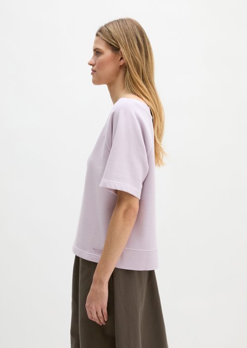 Short sleeve sweatshirt loose — Dusty Lavender