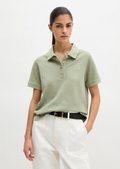 Regular polo shirt made from piqué jersey - green | Polos | MARC O