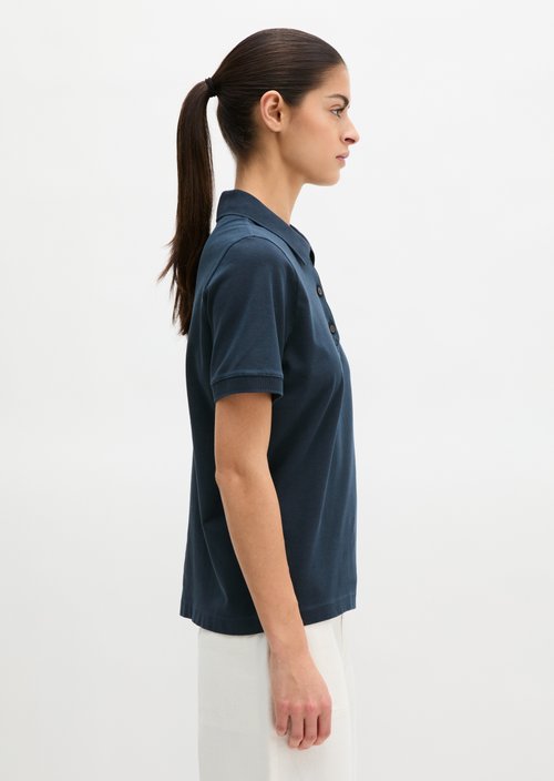 Regular polo shirt — Deep Night Blue