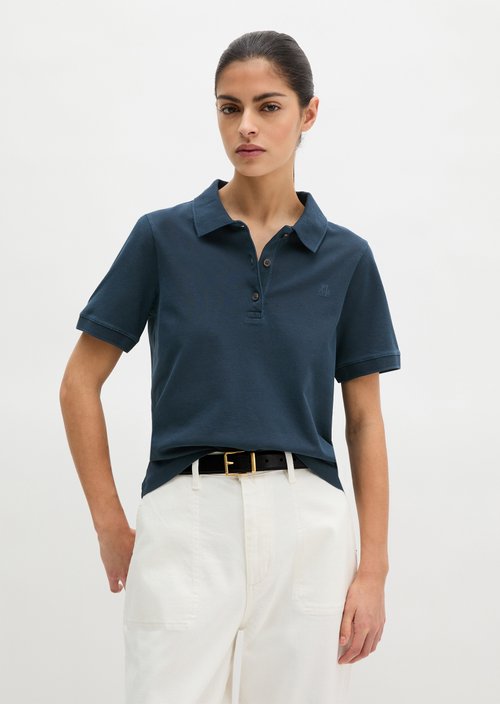 Regular polo shirt — Deep Night Blue