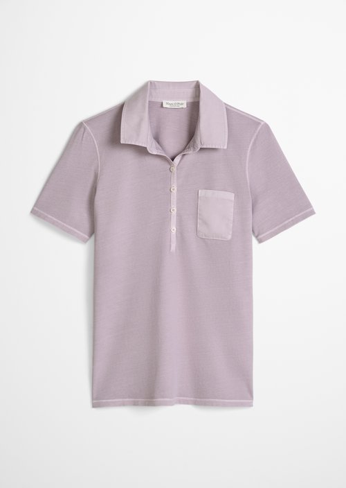Short sleeve polo shirt slim — Dusty Lavender