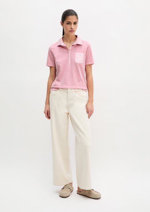 Short sleeve polo shirt slim — Mellow Rose
