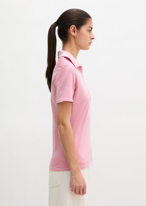 Short sleeve polo shirt slim — Mellow Rose