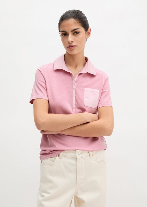 Short sleeve polo shirt slim — Mellow Rose