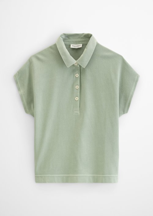 Loose polo shirt — Fresh Sage