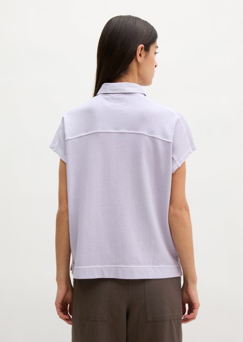 Loose polo shirt — Dusty Lavender
