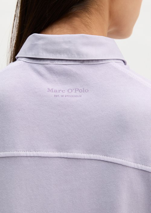Loose polo shirt — Dusty Lavender