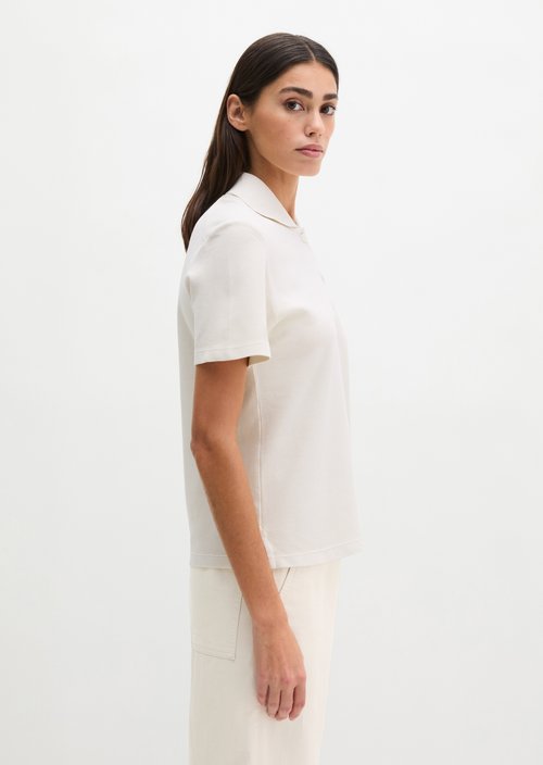 Regular polo shirt — Grey Silk