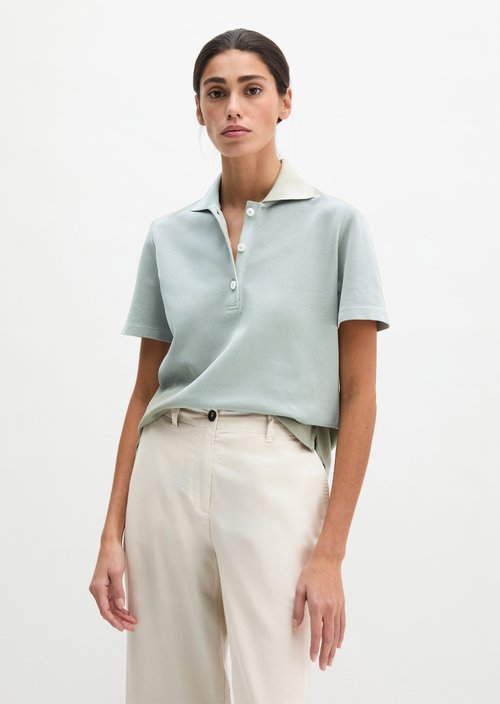 Regular polo shirt — Fresh Sage