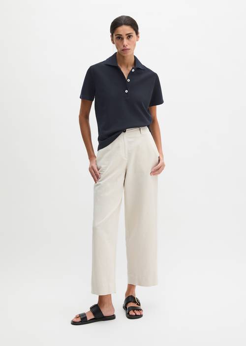 Poloshirt regular Deep Night Blue in Frontalansicht