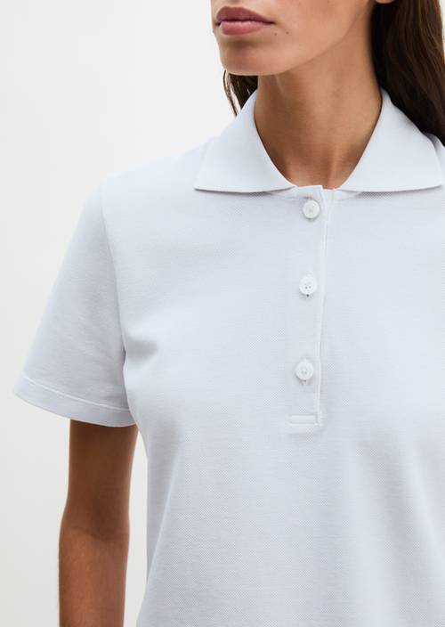 Poloshirt regular Airy Blue in Detailansicht