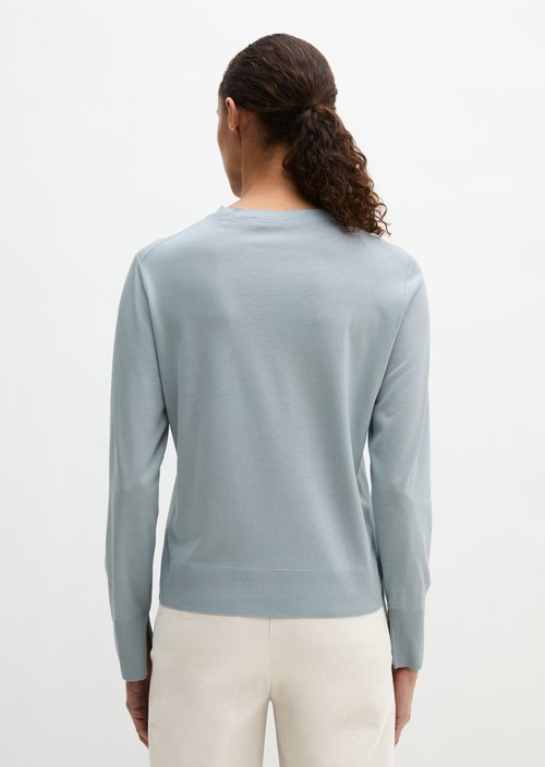 Luxury longsleeve relaxed — Grey Horizon