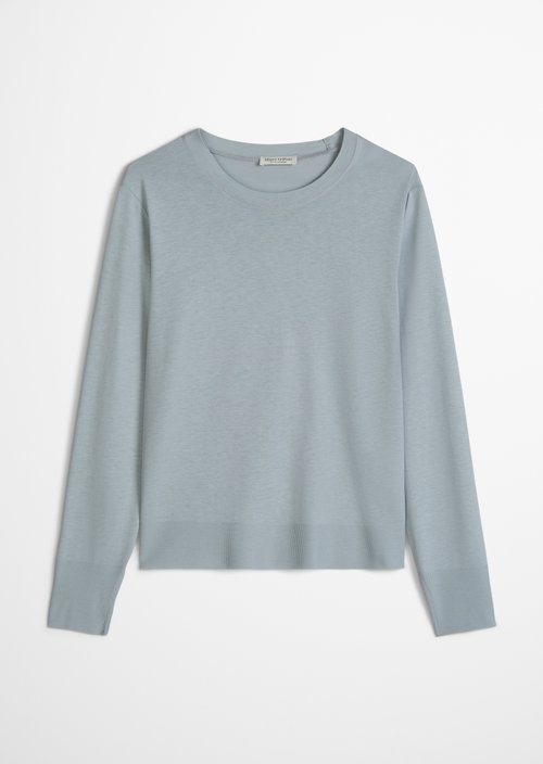 Luxury longsleeve relaxed — Grey Horizon